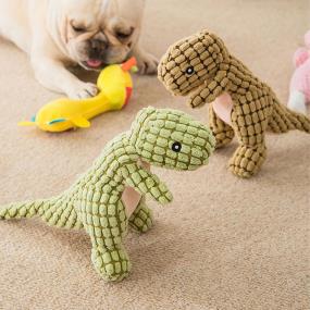 강아지 장난감 인형 봉제 공룡 삑삑이 치석제거