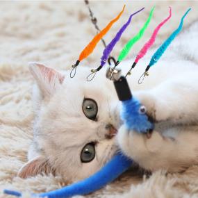 크레용펫 고양이 낚시대 리필 교체 스네이크 테일 카샤 형광