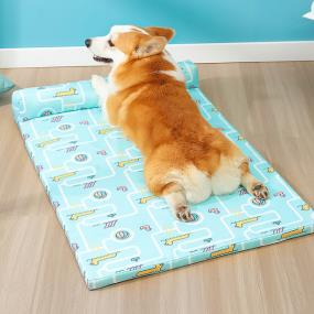 [도그웨그] 더위 탈출 강아지 대형 침대 쿨매트 고양이 여름 쿨방석