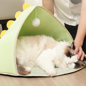 [도그웨그] 공룡 쿨 하우스 강아지 대형 침대 쿨매트 고양이 여름 쿨방석