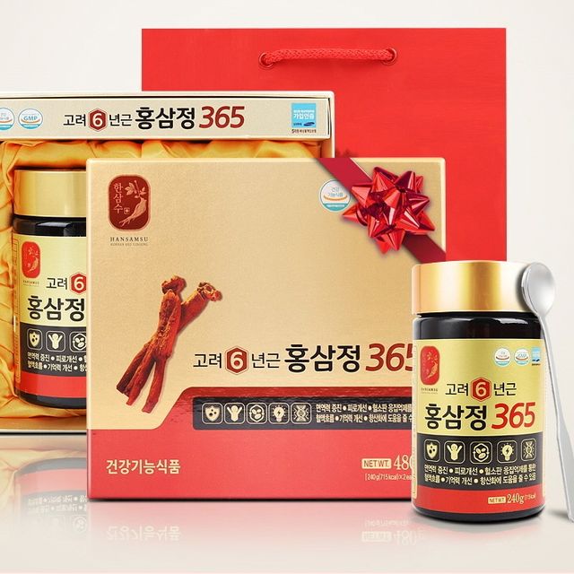 NEW 6년근고려홍삼정 (240g x 2병 ) 쇼핑백포함 명절선물