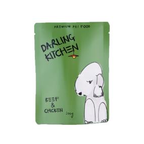 [달링키친]강아지 자연화식 소고기&닭고기100g