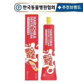 (9월 행사)펫생각 바르는 치약 임냄새 제거 하루치카 딸기향 60g