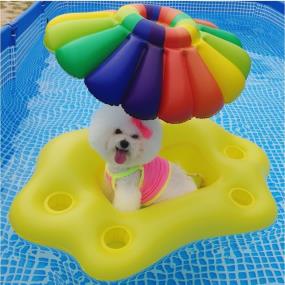 리치독스 강아지 물놀이 튜브 여름 휴가 수영 구명조끼 버섯우산튜브